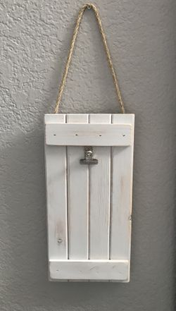 Custom Made, Set of White Hanging Wall Decor, Cute Farmhouse Style