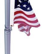 Flagpole, aluminum, collapsible 21', SunSetter. Perfect For A Patriot. Connect It To Your Trailer Or Motorhome, Or Your Front Yard. Thumbnail
