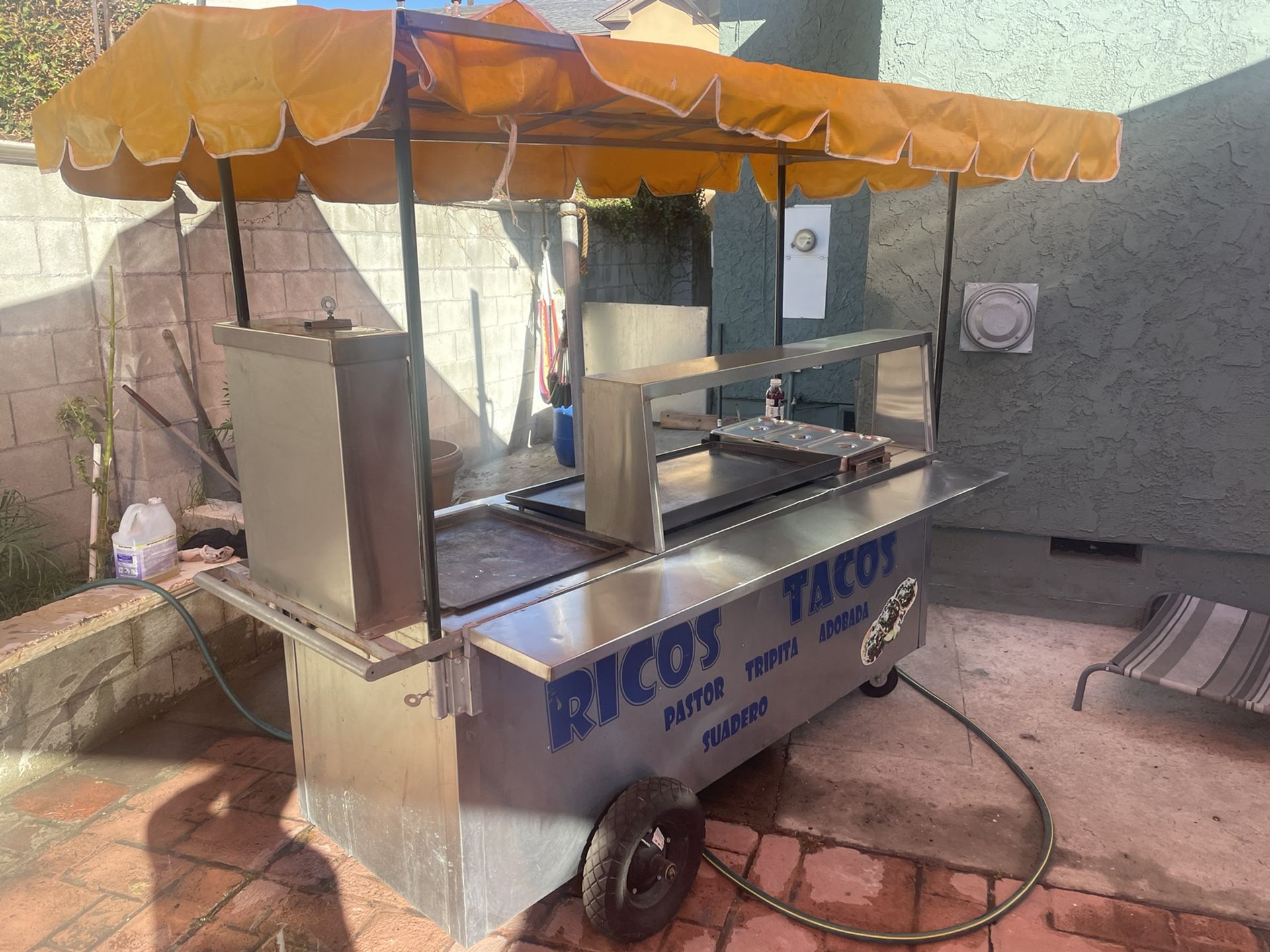 Semi New Stainless Steel Taco Cart for Sale in Compton, CA OfferUp