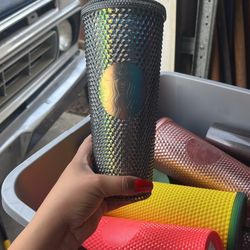 Studded Starbucks Cups