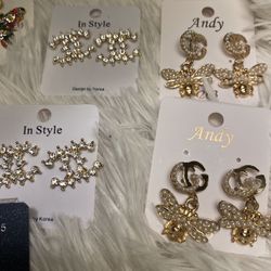 Earrings And Bracelets $8.00 each