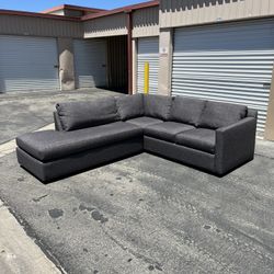 Crate & Barrel 2-Piece Sectional ($10 Delivery )