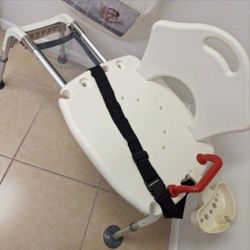 Adjustable Height Sliding Bathtub Transfer Bench Shower