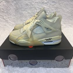 Off White Sail Jordan 4 Retro