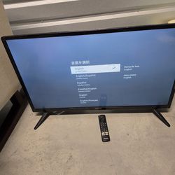 32-inch Toshiba Smart TV - LIKE NEW - $60