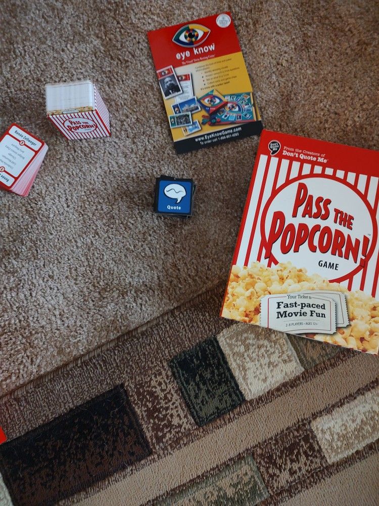 pASS THE POPCORN GAME