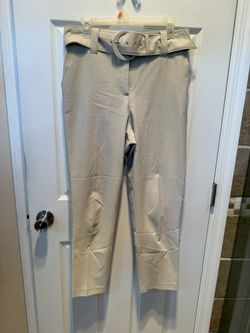 Rachel Zoe Cream High Waisted Stretchy Pants