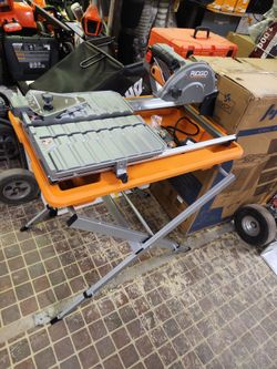 RIDGID
9-Amp 7 in. Blade Corded Wet Tile Saw with Stand