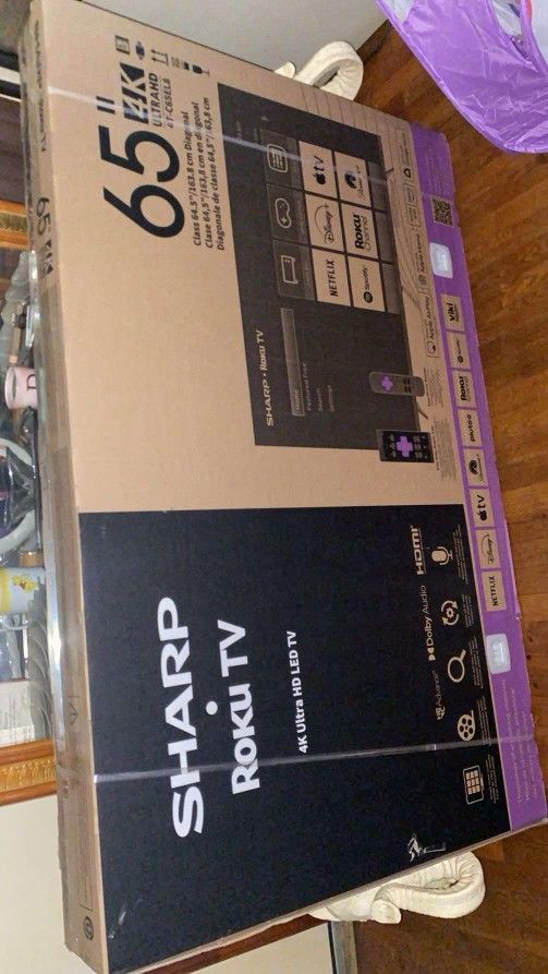 LG Roku "65 inch Brand New