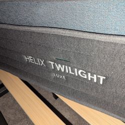 Helix mattress deep queen + bed frame
