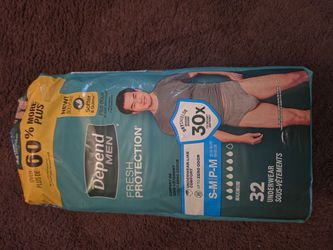 Depends Men Small Incontinence Underwear