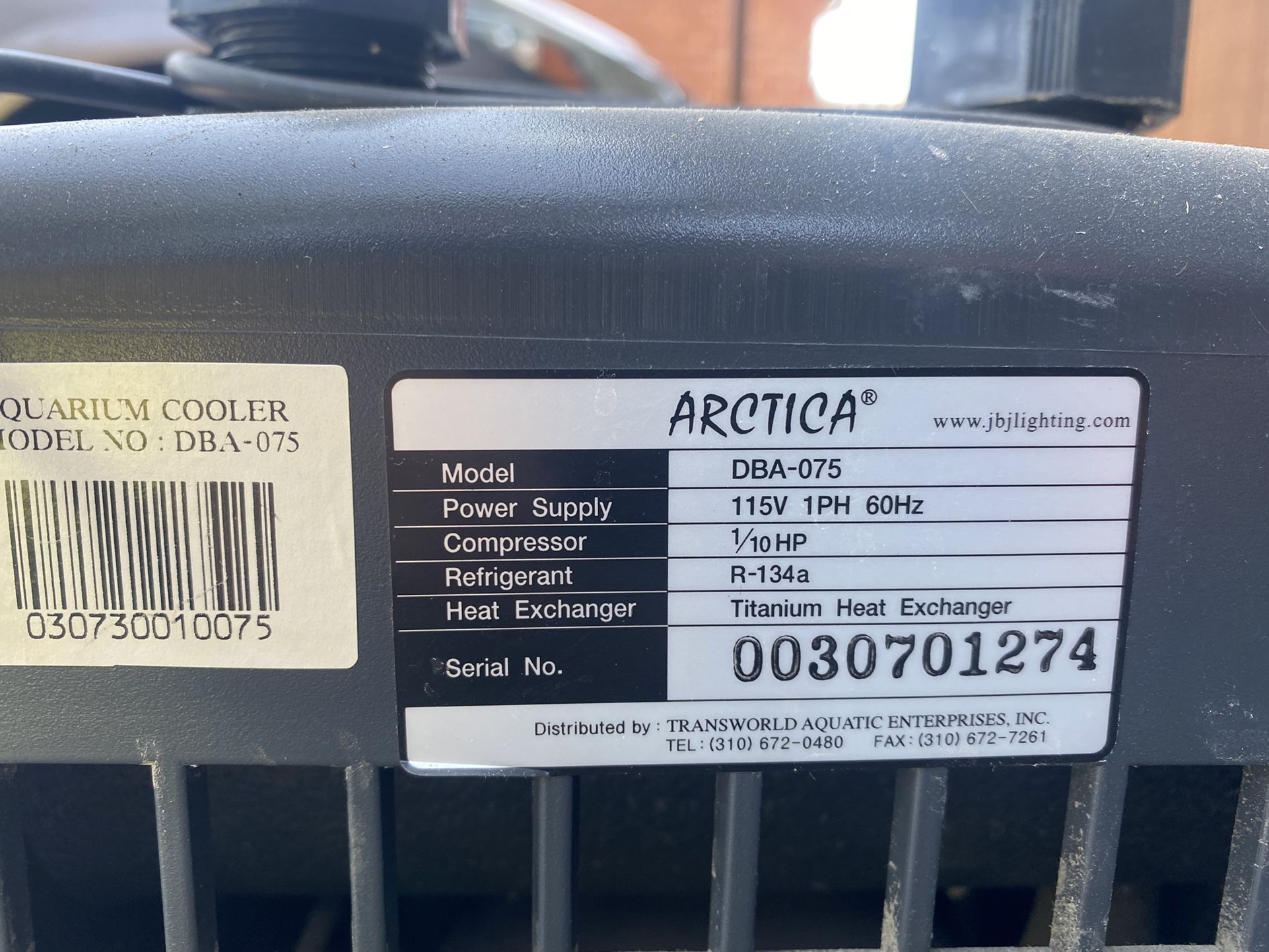 Jbj Artica Aquarium Chiller for Sale in Brea, CA OfferUp