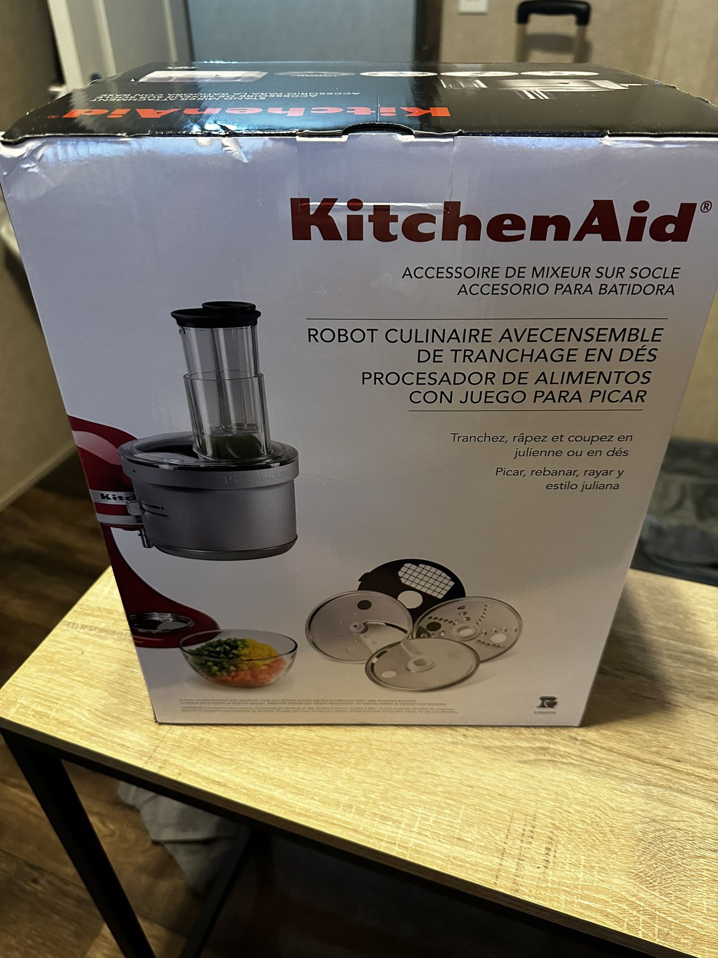 KitchenAid Refurbished Exact Slice Food Processor w/Dicing Kit Mixer  Attachment