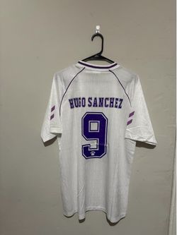 Real Madrid 1990-91 home Hugo Sanchez jersey