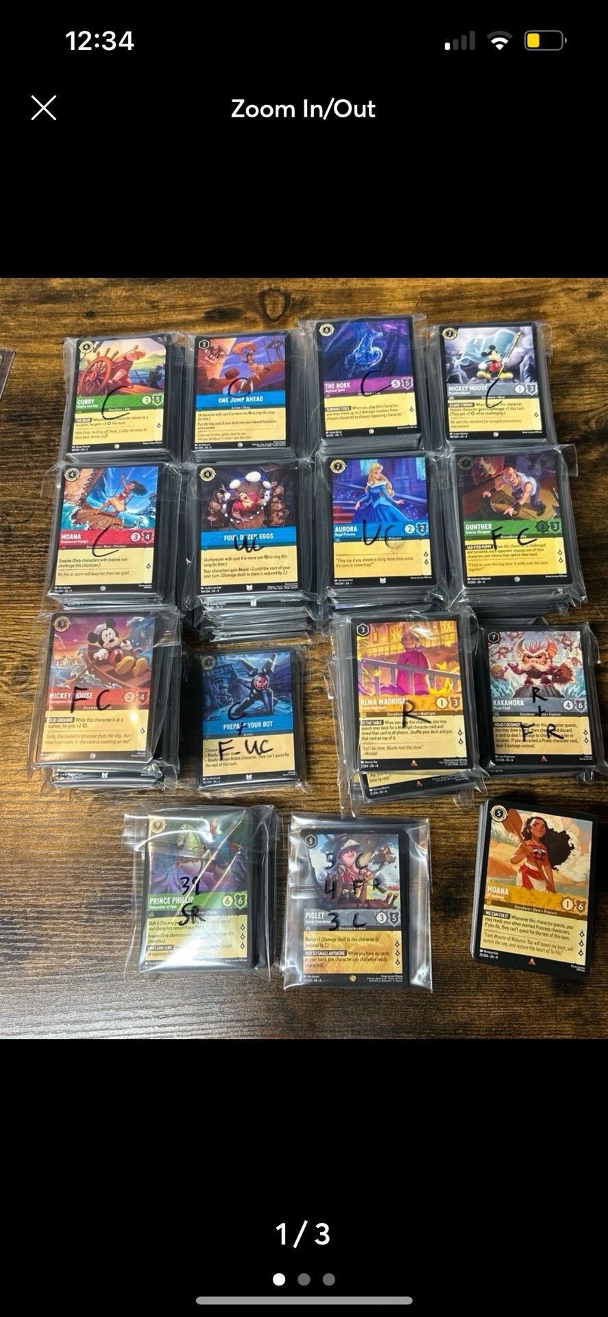 Disney Lorcana Bulk 2500+ Cards