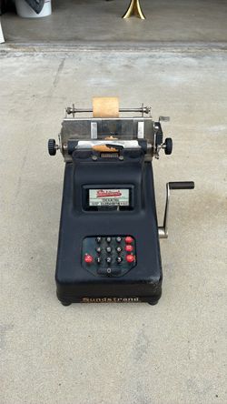 Sundstrand Antique Adding Machine