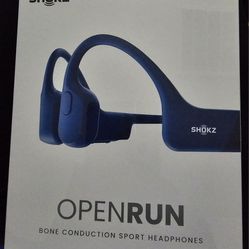 SHOKZ OpenRun - Open-Ear Bluetooth Bone Conduction Sport Headphones... $125