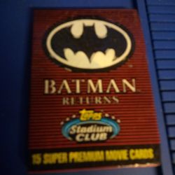 Batman Returns Collector Cards