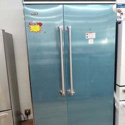 Sample 48in Stainless Steel Viking Refrigerator.  Best  offer, For $10,800.