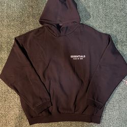 Brand New Black-And-White Essentials Hoodie 