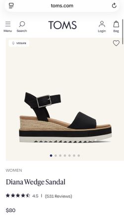 Tom’s Diana Wedge Sandal