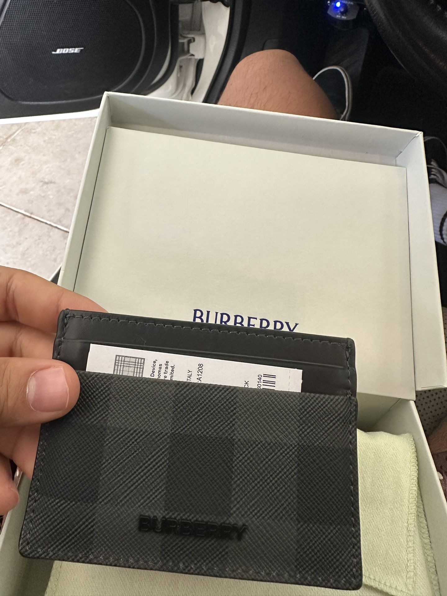 Burberry Men Card Holder