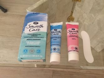 BOOTS SMOOTH CARE-Hair Removal Cream For Bikini & Underarm    New In Original Box   Made In France 