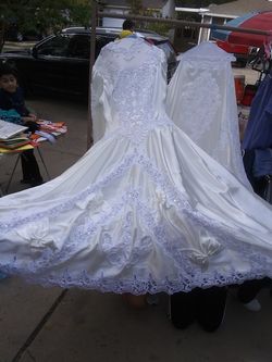 Wedding dress off white