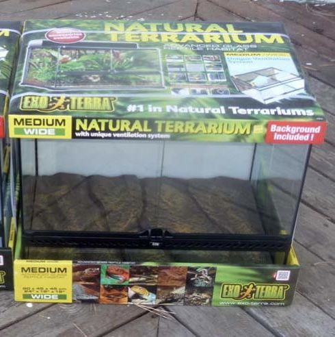 Exo-Terra Glass Terrarium Medium Wide