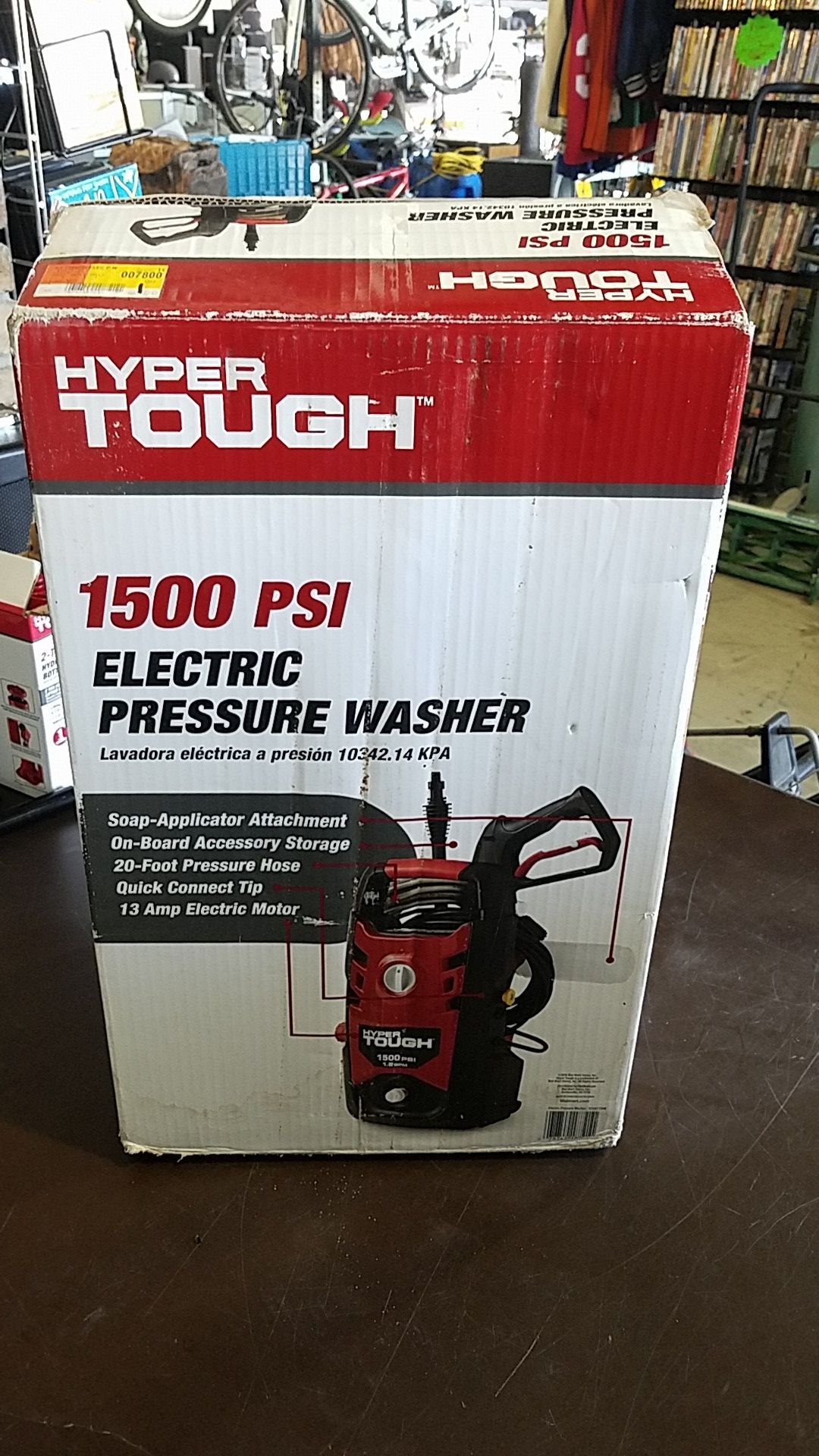 Hyper Tough 1500 PSI Electric Pressure Washer ( Ref#011980-LE )