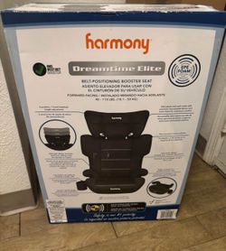 New in box Harmony Dreamtime elite long back booster seat expires in 2033