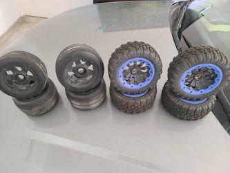 Wheels are 24mm...they fit baja 5b 1/5 scale....5t...stuff thts 24mm