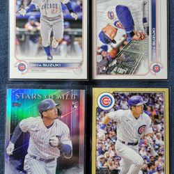 2022 Topps Update Baseball #US250 SEIYA SUZUKI Flagship RC US259 Rookie Debut 87TBU-13 1987 SMLB-88 Stars Of MLB Lot