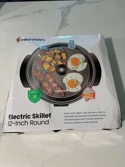 Chefman 12" Round Electric Skillet - Great Condition!