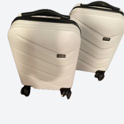 White Carry On Luggage 