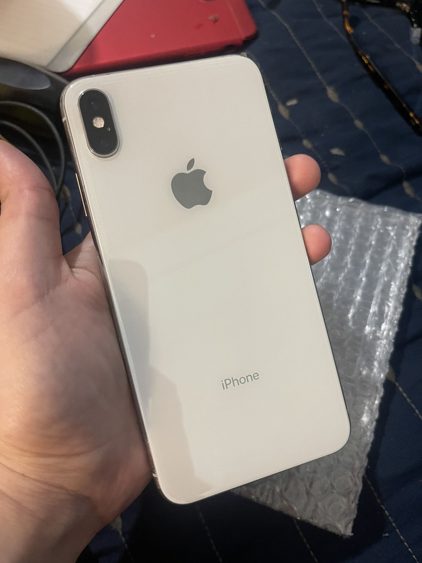 Silver iPhone XS Max 256Gb Unlocked 