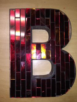 Household home decorative letter b