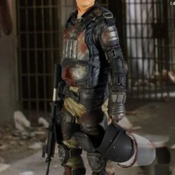 The Walking Dead Glenn In Riot Gear 1/4 Statue Scale Gentle Giant 