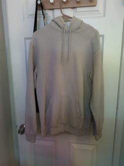 HM Beige Natural Hoodie Size S Small Mens 