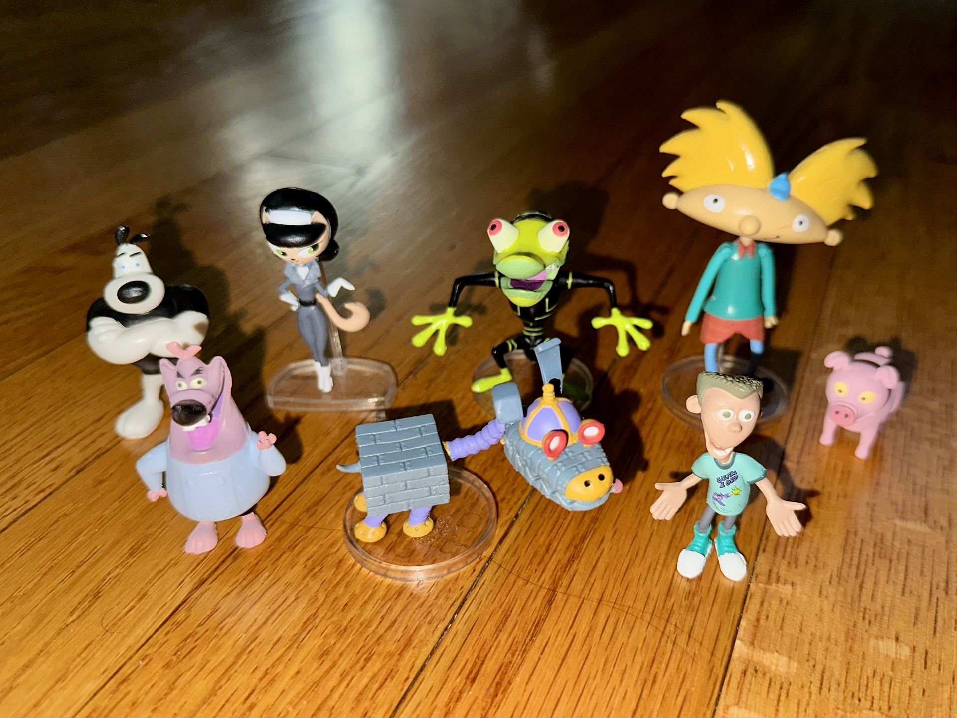 Nickelodeon Jazwares Mini Figs - T.U.F.F Puppy, Hey Arnold, Jimmy Neutron