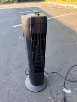 Mainstays Tower Fan - Black Oscillating Tower Fan