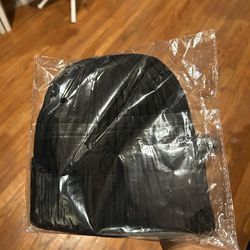 All Black Canada Goose Beanie