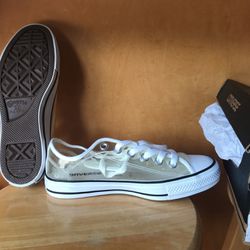 Brand New Clear Converse Unisex Shoes