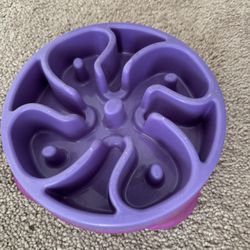 Large Slow Feed Dog Bowl 