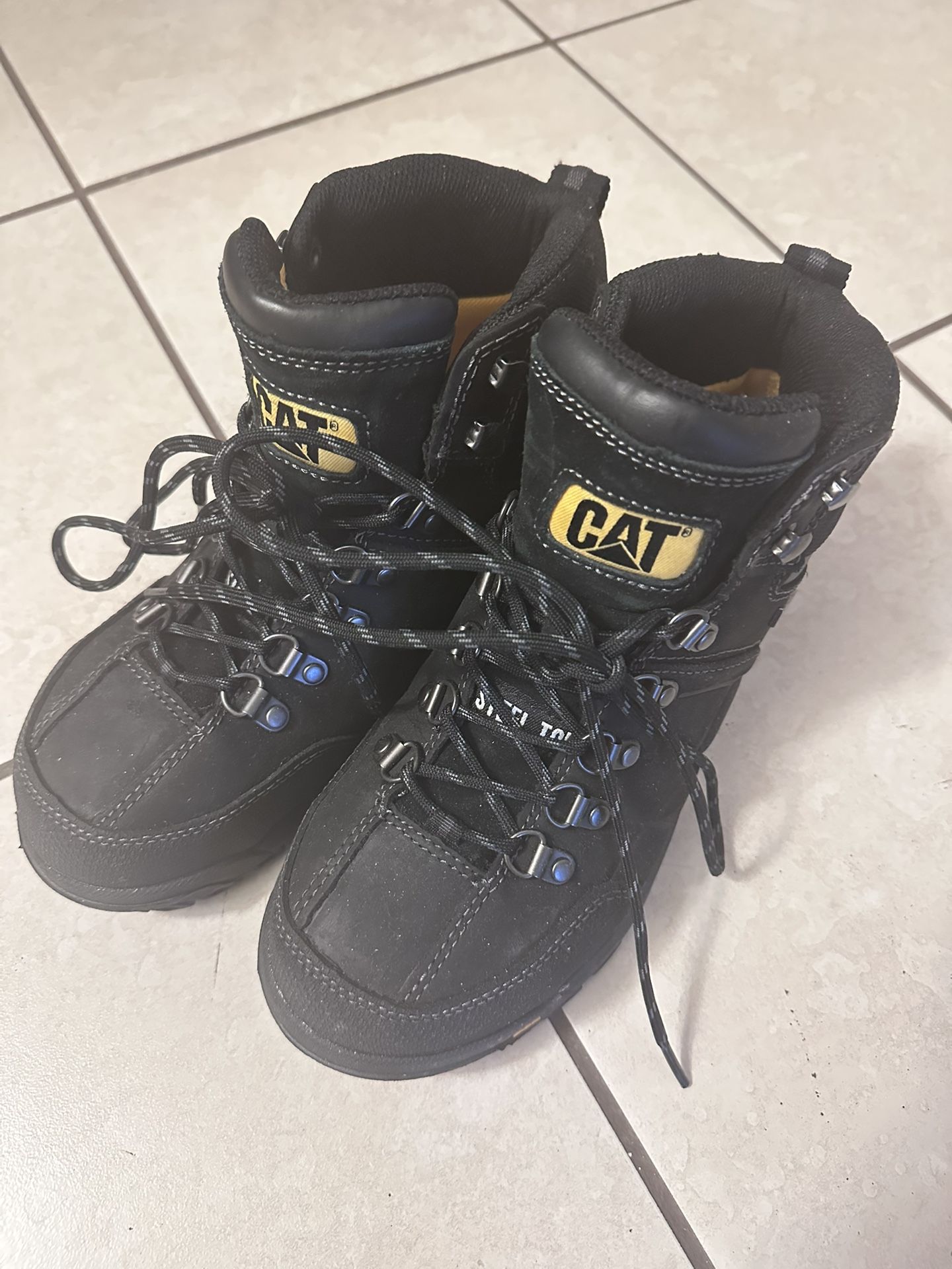 CAT Steel Toe Work Boots – Size EU 39 (US Women’s 7.5/ Men’s 6) 