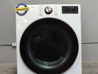 LG 7.4 Cu. Ft. Smart Electric Dryer with TurboSteam and Sensor Dry Technology in White (DLEX4000W-D-W488)