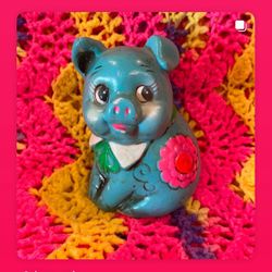 Chalkware Pig Bank