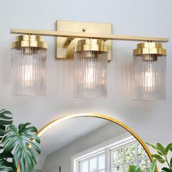 Gold Bathroom Vanity Lights 