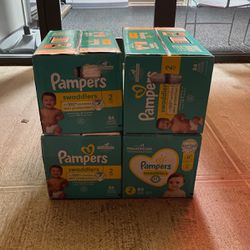 Pampers Diapers (new) Multiple Sizes 