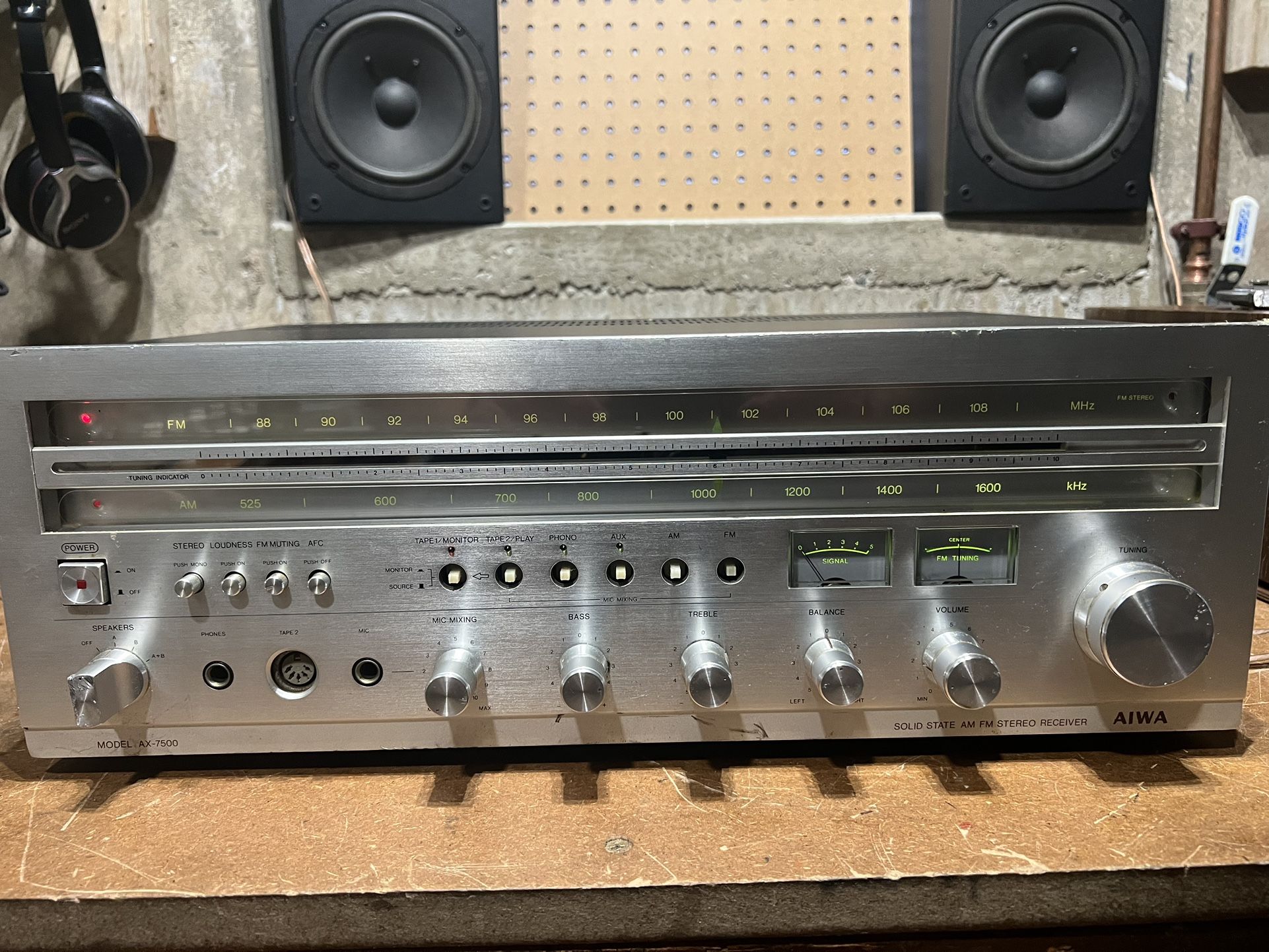 Vintage Aiwa Monster Receiver Model AX-7500